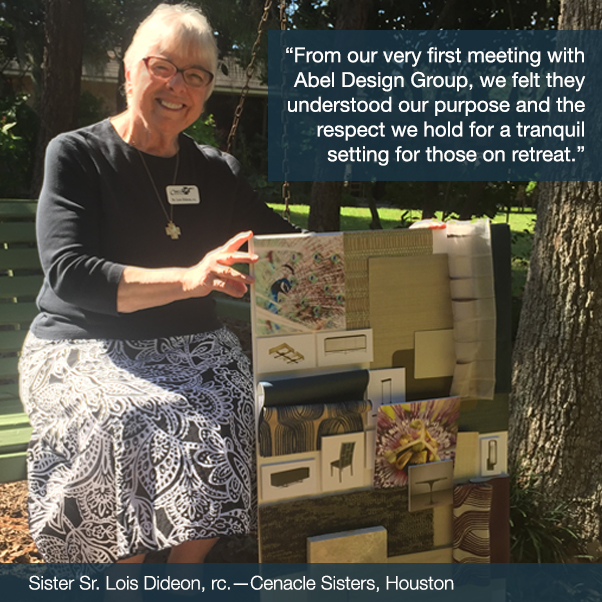 Abel Design Group, Ltd. Selected by Cenacle Sisters to Redesign Retreat House